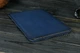 Кожаный чехол для MacBook Дизайн №1, натуральная кожа итальянский Краст, цвет Синий - изображение 3