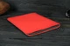 Кожаный чехол для MacBook Дизайн №1, натуральная кожа итальянский Краст, цвет Красный - изображение 2
