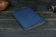 Кожаный чехол для MacBook Дизайн №1 с войлоком, натуральная кожа итальянский Краст, цвет Синий - изображение 1