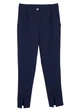 Укороченные брюки для девочки SLY 405B/S/19 синие 146 - изображение 1