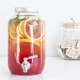 Диспенсер стеклянный с нержавеющим краном (лимонадница) Glass-P 4,25 л. (425H) - изображение 1