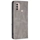 Чохол-книжка з кишеньками UniCase Geometric Pattern для Motorola Moto E40 - Grey - зображення 4