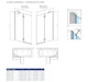 Стеклянная шторка для ванны RADAWAY Essenza PND II 140 110002140-01-01R правая - изображение 2