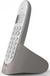 Стаціонарний телефон Logicom Luna 155T Solo Dect Сіро-коричневий - зображення 2