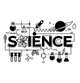 Вінілова наклейка Science (наклейки на стіни для школи мотиватор текст хмара тегів) глянець 1000х580 мм - зображення 2