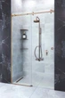 Душові двері Velino Pasific Bronze скло інтимато 150x200 - зображення 1