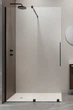 Душова перегородка RADAWAY Furo Black Walk-in 160 см. ліва 10106838-54-01L+10110794-01-01 - зображення 1