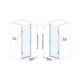 Душевая дверь Andora Door стекло интимато 60x200 - изображение 2