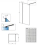 Душова перегородка RADAWAY Modo X Black II Frame 130 см. 389334-54-56 - зображення 2