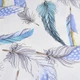 Комплект постельного белья MirSon Satin print Elit Azure Jay 143х210 (2200005611654) - изображение 5