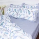 Комплект постельного белья MirSon Satin print Elit Azure Jay 143х210 (2200005611654) - изображение 9