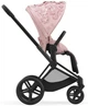 Универсальная коляска 2 в 1 Cybex e-Priam 4.0 Fashion Edition Simply Flowers Pink шасси Matt Black - изображение 2
