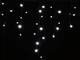 Гирлянда ICICLE 7 Вт белая, провод черный или белый 108 LED бахрома 2x1м IP44 для улицы - изображение 4