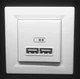 Розетка USB 2,1A Белая Asfora Schneider Electric, EPH2700221 - изображение 1