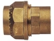 Муфта затискна 25 мм для поліетиленової труби ПНД латунна 3/4" REMER 490RF3425 - зображення 1