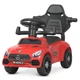 Детская каталка-толокар Bambi Racer M 4578-3 Красный Mercedes + родительская ручка + защитный бортик - изображение 2