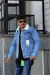 Куртка мужская джинсовая на меху I8 Denim светло-синяя батальная L - изображение 8