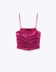 Топ Zara Ж1087795 (3564/165/123А) колір рожевий M - изображение 1