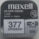 Батарейка Maxell SR626SW 377 1,55В дисковая 1шт - изображение 2