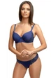 Комплект Moor Moor Freya 2055 Бюстгальтер формованный и трусики стринг Синий 75C/M (15268) - изображение 2
