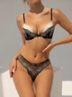 Комплект Dream Academy Valery Бюстгальтер Push-up та трусики 1609 Чорний 70C/M (26707) - зображення 1