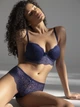 Комплект Moor Moor Jess 2103 Бюстгалтер-бралетт и трусики слип Синий 80C/XL (24348) - изображение 2