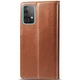 Шкіряний чохол книжка GETMAN Gallant (PU) для Samsung Galaxy A52 4G / A52 5G Коричневий - зображення 3