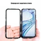 Магнитный чехол Metal Frame для Samsung Galaxy A70 Синий (063558) - изображение 2