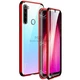 Магнитный чехол с защитным стеклом для Xiaomi Redmi Note 8T Красный (085168) - изображение 1