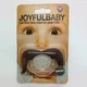 Соска пустышка с усами Joy Kids Mustache коричневая в упаковке - изображение 1
