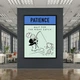 Картина Холстович PATIENCE 110x150 см. Інтер'єрна картина в офіс, вітальню, спальню, для мотивації - зображення 4