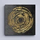 Модульная картина Холстович Golden Abstraction 60х120 см. Для гостиной, спальни, офиса, интерьера - изображение 5