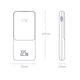 Зовнішній акумулятор повербанк power bank BASEUS Elf 10000mAh |1Type-C, 22.5W/5A, PD/QC, Lightning/Type-C Cable| white - зображення 10