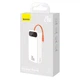 Зовнішній акумулятор повербанк power bank BASEUS Block 20000mAh |1USB/1Type-C/Lightning Cable, 20W/3A, PD/QC| white - зображення 11