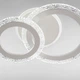 Стельова люстра LED без пульта Light House SC-18193/1+1C WH 3000-6500K 42W+14W 380*260*120 біла - зображення 2