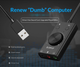 Звуковая карта Orico SC2-BK USB 2.0 внешняя стерео с регулятором громкости - изображение 2