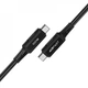 Кабель Acefast C4-03 USB-C to USB-C 100W (2m) gray - изображение 7