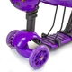 Дитячий самокат з сидінням та батьківською ручкою Scooter. Фіолетовий - зображення 3