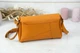 Женская кожаная сумка Френки, натуральная кожа Grand, цвет Коньяк - изображение 3