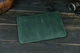Шкіряний чохол для MacBook Дизайн №24, натуральна Вінтажна шкіра, колір Зелений - зображення 4