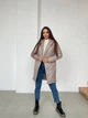 Пальто женское стеганое K&ML 29 M - L ( 46 - 48 ) Бежевый ( 29 - 03 ) - изображение 6