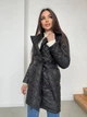 Пальто жіноче стьобане K&ML 29 XS - S ( 42 - 44 ) Чорний ( 29 - 01 ) - зображення 1