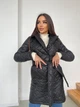 Пальто жіноче стьобане K&ML 29 XS - S ( 42 - 44 ) Чорний ( 29 - 01 ) - зображення 3