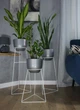 Комплект металлических подставок для цветов и вазонов Adore Décor "Скандинавские", белый - изображение 1