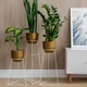 Комплект металлических подставок для цветов и вазонов Adore Décor "Скандинавские", белый - изображение 2