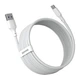 Кабель Baseus Simple Wisdom Data cabel Kit USB Type-C 5A (2 шт.) 1.5m (TZCATZJ-02) White - зображення 2