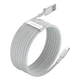 Кабель Baseus Simple Wisdom Data cabel Kit USB Type-C 5A (2 шт.) 1.5m (TZCATZJ-02) White - зображення 3