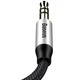 Кабель Baseus Yiven Audio cabel M30 1M (CAM30-BS1) Silver+Black - изображение 6