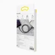 Кабель Baseus cafule cabel USB For lightning 2.4A 1M (CALKLF-BG1) Gray+Black - изображение 7