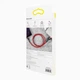 Кабель Baseus cafule cabel USB для Type-C 3A 0.5M (CATKLF-A09) Red+Red - зображення 7